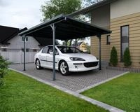 Palram - Canopia Einzelcarport "Verona" Aluminium 263 cm Anthrazit 100% UV-gesch&uuml;tzt