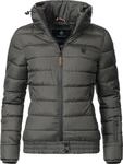 Marikoo Steppjacke "Poison" ohne Kapuze stylische Damen Winterjacke mit hohem Kragen