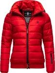 Marikoo Steppjacke "Poison" ohne Kapuze stylische Damen Winterjacke mit hohem Kragen