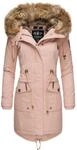 Navahoo Wintermantel "Rosinchen" stylischer Damen Winter Baumwollparka mit Kunstfell