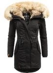 Navahoo Wintermantel "Bombii" stylischer Damen Winterparka mit Kunstfell-Kapuze