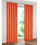 Vorhang WIRTH "Trondheim B" Gr. 10, orange (terra), B:172cm H:225cm, Chenille,