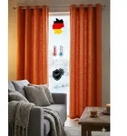 Vorhang WIRTH "Trondheim B" Gr. 10, orange (terra), B:172cm H:225cm, Chenille,