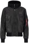Alpha Industries Lederjacke "MA-1 D-Tec Faux Leather"