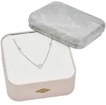 Kette mit Anh&auml;nger FOSSIL "Schmuck Geschenk Silber 925 Halsschmuck", silber