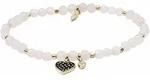 Armband FOSSIL "Schmuck Geschenk Metall Armkette VINTAGE MOTIFS Herz", bunt