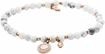 Armband FOSSIL "Schmuck Geschenk Metall Armkette VINTAGE MOTIFS", rosa