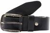 Lederg&uuml;rtel JACK & JONES "JACPAUL LEATHER BELT NOOS", Herren, Gr. 80, schwarz,
