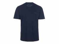 T-Shirt TRIGEMA "TRIGEMA aus Biobaumwolle mit Brusttasche" Gr. XXL, blau (navy,...