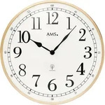 Funkwanduhr AMS "F5606", gold (goldfarben), Wanduhren, B/H/L: 5cm, Quarzuhr,
