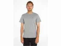 T-Shirt TOMMY JEANS "TJM ESSENTIAL SOLID TEE" Gr. S (46), grau (leuchtendes grey htr)
