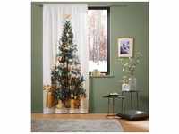 my home Vorhang "Xmas Tree W/LED", (1 St.), Blickdicht, Tannenbaum,...