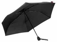 Taschenregenschirm EUROSCHIRM "light trek ultra, schwarz" schwarz Regenschirme