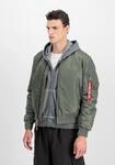 Bomberjacke ALPHA INDUSTRIES "MA-1 VF Vintage Fit 59", Herren, Gr. M, gr&uuml;n (vintage