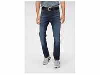 Slim-fit-Jeans JACK & JONES "Tim" Gr. 28, Länge 30, blau (medium blue) Herren Jeans