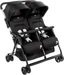 Chicco Zwillingsbuggy "OHlal&agrave; Twin, Black Night" 15 kg Zwillingskinderwagen