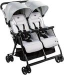 Chicco Zwillingsbuggy "OHlal&agrave; Twin, Silver Cat" 15 kg Zwillingskinderwagen