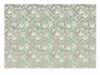 KOMAR Vliestapete "Fleurs d’Océan" Tapeten 400x280 cm (Breite x Höhe) Gr. B/L: