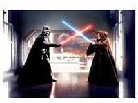 KOMAR Vliestapete "Star Wars Vader vs. Kenobi" Tapeten Gr. B/L: 300 m x 200 m,
