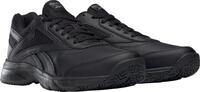 Walkingschuh REEBOK "WORK N CUSHION 4.0", Damen, Gr. 40, schwarz, Leder, Synthetik,
