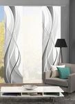 HOME WOHNIDEEN Schiebegardine "WUXi" Klettband 3 Stk. tlg. HxB: 245x60, inkl.