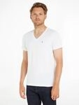 T-Shirt TOMMY JEANS "TJM ORIGINAL JERSEY V NECK TEE", Herren, Gr. L (50), wei&szlig; (100