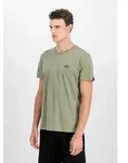 T-Shirt ALPHA INDUSTRIES "Basic T-Shirt SL", Herren, Gr. 3XL, gr&uuml;n (olive),