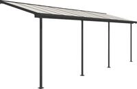 Palram - Canopia Terrassendach "Sierra" grau, UV-best&auml;ndig
