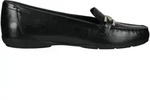 Mokassin GEOX "Geox Mokassin Glattleder", Damen, Gr. 38, schwarz, Glattleder,...
