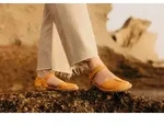 Riemchenballerina JOSEF SEIBEL "ROSALIE 42", Damen, Gr. 42, braun (cognac, uni),