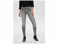 Skinny-fit-Jeans ONLY "BLUSH" Gr. XS, Länge 30, grau (grey denim) Damen Jeans