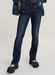 Regular-fit-Jeans G-STAR "Midge Mid Bootcut Jeans", Damen, Gr. 24, L&auml;nge 30,...
