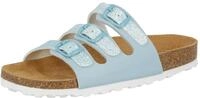 Pantolette LICO "Slipper Bioline Free Kids", M&auml;dchen, Gr. 30, blau, Synthetik,