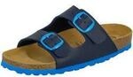 Hausschuh LICO "Pantolette Bioline Kids", M&auml;dchen, Gr. 29, blau, Synthetik, Schuhe