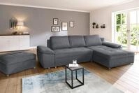 Home affaire Ecksofa "Labene L-Form" wahlweise mit Bettfunktion und Bettkasten,...