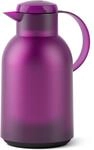 Emsa Isolierkanne "Samba" 1,5 l XXL-Modell, zeitloses Design, einfacher Knopfdruck,