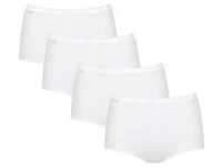 Maxislip SLOGGI "Basic+ Maxi 4P" Gr. 54, weiß (white) Damen Unterhosen...