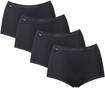 sloggi Maxislip "Basic+" 4er Pack, weiche N&auml;hte, Baumwollmischung