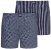 Webboxer JOCKEY "Everyday Woven", Herren, Gr. M, blau (marine, gemustert),