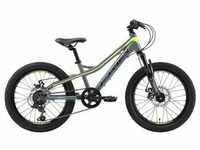 Mountainbike BIKESTAR Fahrräder Gr. 28 cm, 20 Zoll (50,80 cm), grün Kinder...
