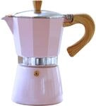 Espressokocher GNALI & ZANI "Venezia", rosa (hellrosa), 6, Kaffeemaschinen,