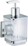 WENKO Seifenspender "Vacuum-Loc Modell Quadro" Befestigen ohne Bohren,