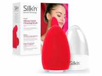 Elektrische Gesichtsreinigungsbürste SILK'N "Bright" Elektrohautpflegebürsten rot