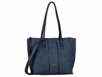 Shopper GABOR "Anni" Gr. B/H/T: 35 cm x 24 cm x 12 cm, blau Damen Taschen Handtaschen