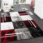 Paco Home Teppich "Diamond 663" rechteckig 18 mm H&ouml;he Kurzflor, Karo Muster,