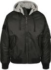 Anorak BRANDIT "Brandit Herren Hooded MA1 Bomber Jacket", Herren, Gr. 4XL, schwarz,