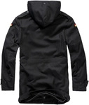 Allwetterjacke BRANDIT "Brandit Herren BW Flag Parka", Herren, Gr. 54, schwarz,...