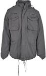 Winterjacke BRANDIT "Brandit Herren M-65 Giant Jacket", Herren, Gr. 5XL, grau