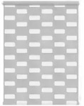 Doppelrollo LICHTBLICK ORIGINAL "Duo Rollo Klemmfix Arena" Gr. 2, grau, B:60cm