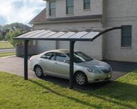 Palram - Canopia Einzelcarport "Arizona" Aluminium 280 cm Anthrazit wartungsfrei